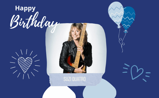 Happy Birthday, Suzi Quatro! Die Queen of Rock’n’Roll wird 75