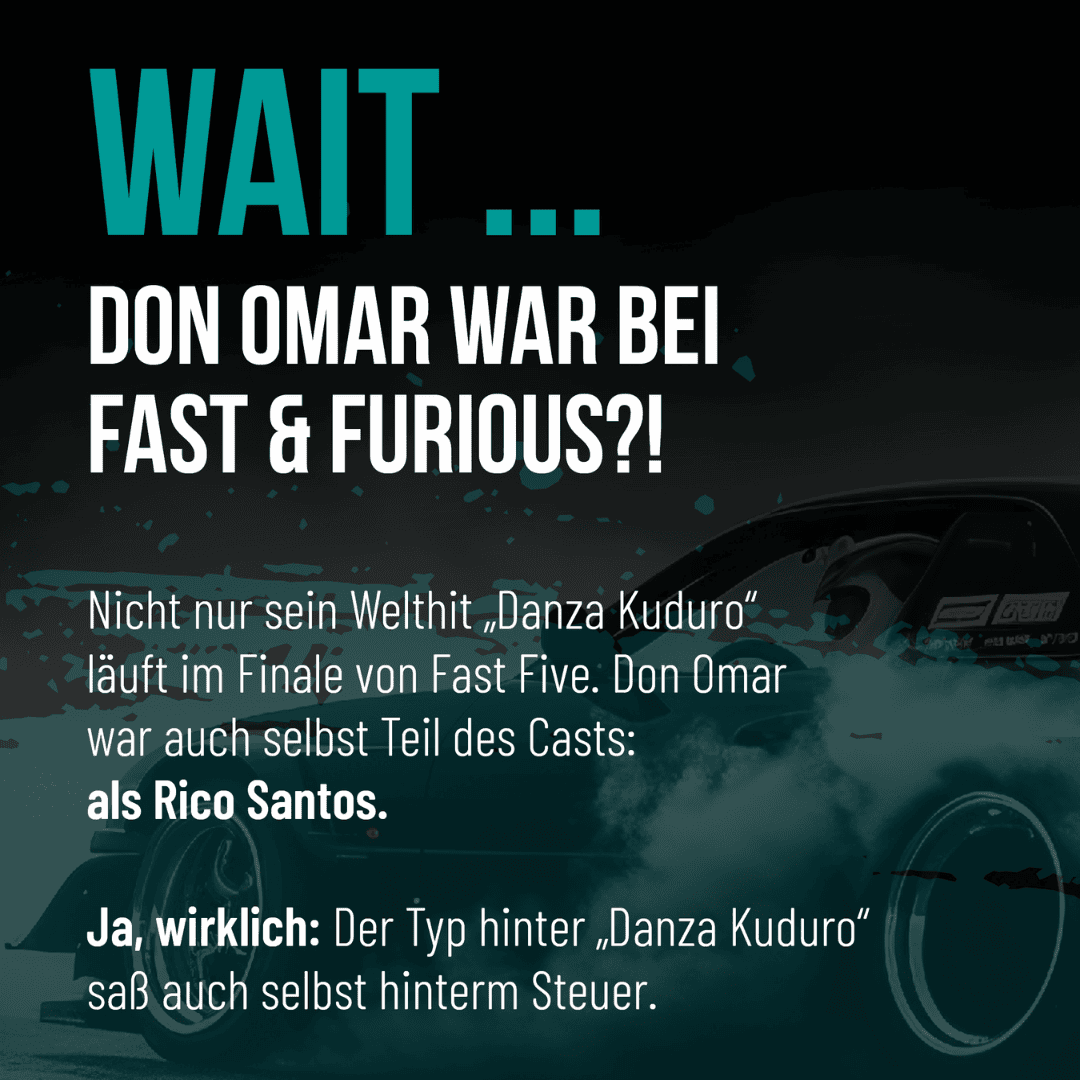 Don Omar bei Fast & Furious