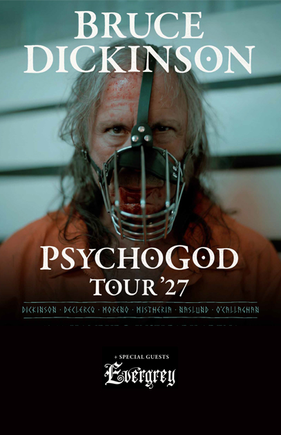 Bruce Dickinson - PsychoGod Tour 2027