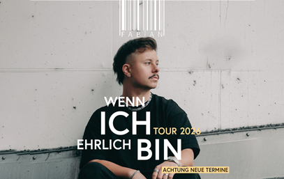 Fabian Wegerer - Wenn ich ehrlich bin – Tour 2026