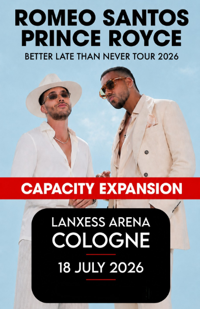 Romeo Santos & Prince Royce - BETTER LATE THAN NEVER TOUR 2026